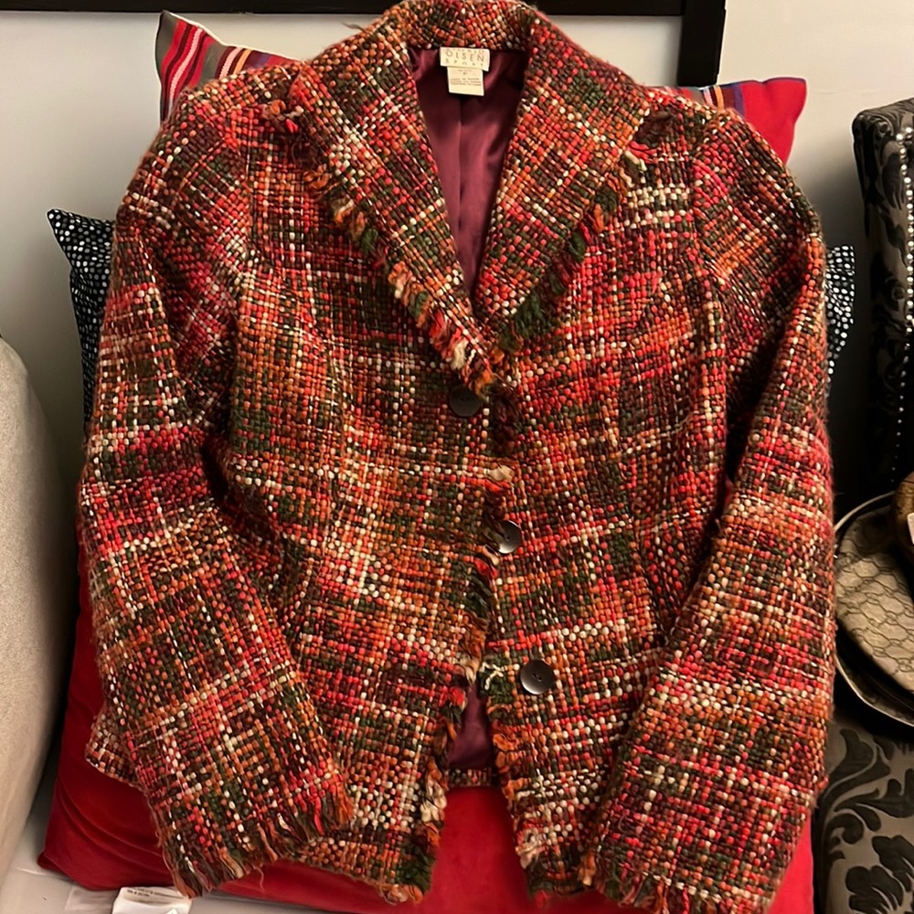 Sigred Olsen sport tweed jacket size P.